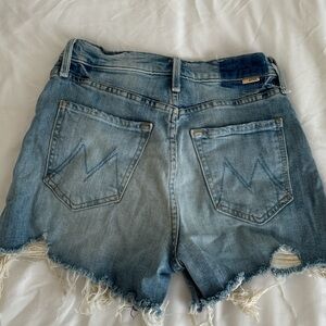 Distressed Jean shorts